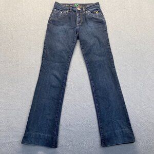 Beija Flor Jeans Love bootcut dark wash jeans mid rise size Size 4,Stretch